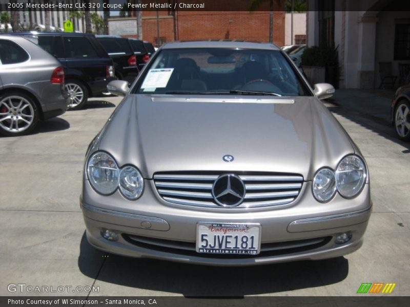 Pewter Metallic / Charcoal 2005 Mercedes-Benz CLK 320 Coupe