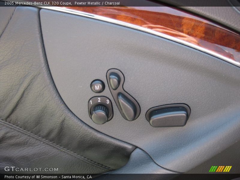 Pewter Metallic / Charcoal 2005 Mercedes-Benz CLK 320 Coupe