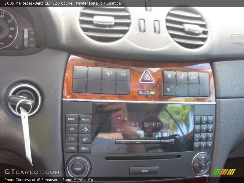 Pewter Metallic / Charcoal 2005 Mercedes-Benz CLK 320 Coupe