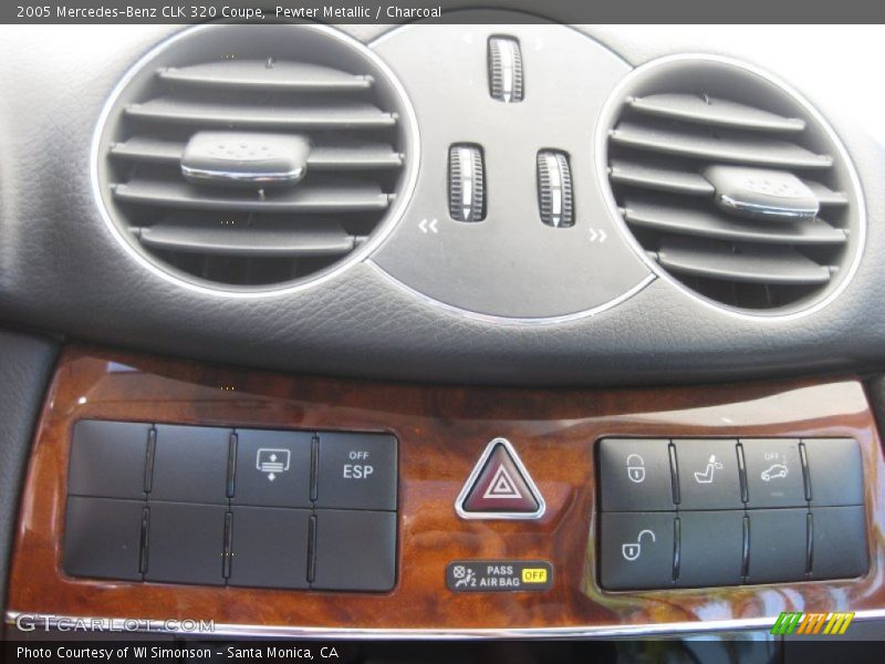 Pewter Metallic / Charcoal 2005 Mercedes-Benz CLK 320 Coupe
