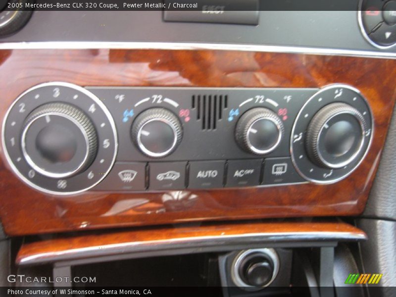 Pewter Metallic / Charcoal 2005 Mercedes-Benz CLK 320 Coupe