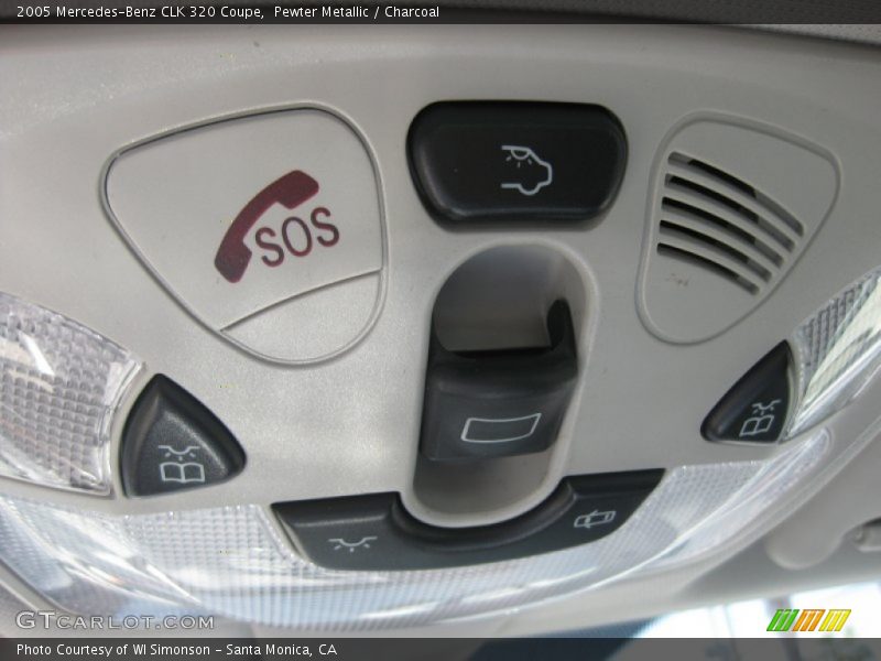 Pewter Metallic / Charcoal 2005 Mercedes-Benz CLK 320 Coupe