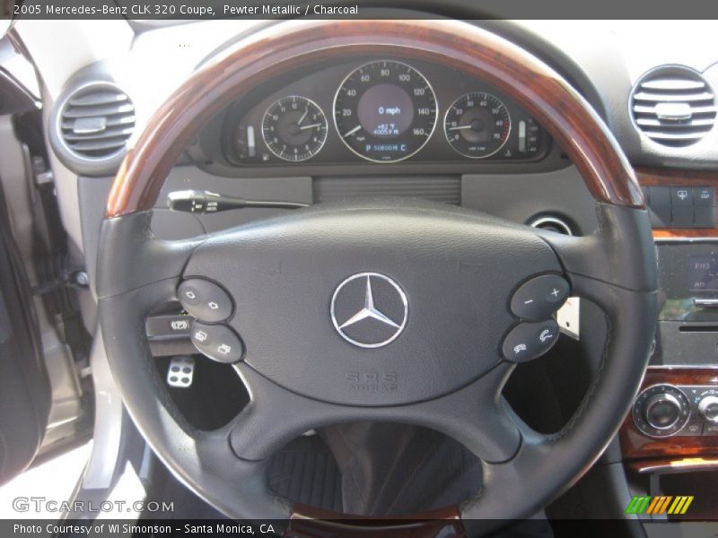 Pewter Metallic / Charcoal 2005 Mercedes-Benz CLK 320 Coupe