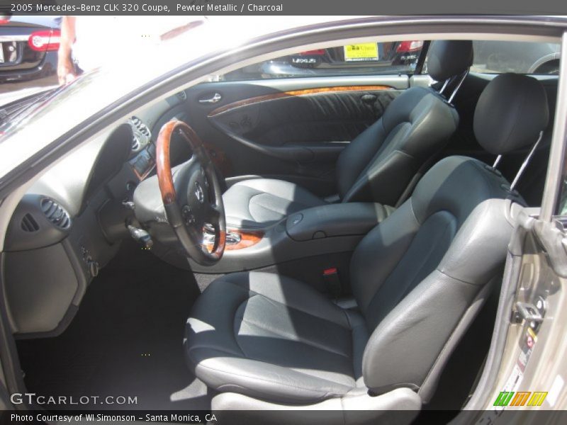 Pewter Metallic / Charcoal 2005 Mercedes-Benz CLK 320 Coupe