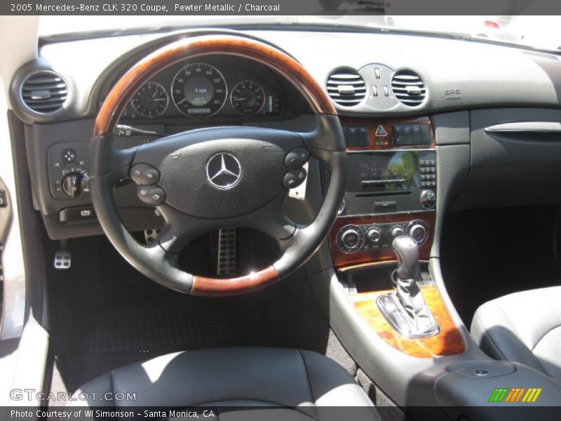 Pewter Metallic / Charcoal 2005 Mercedes-Benz CLK 320 Coupe