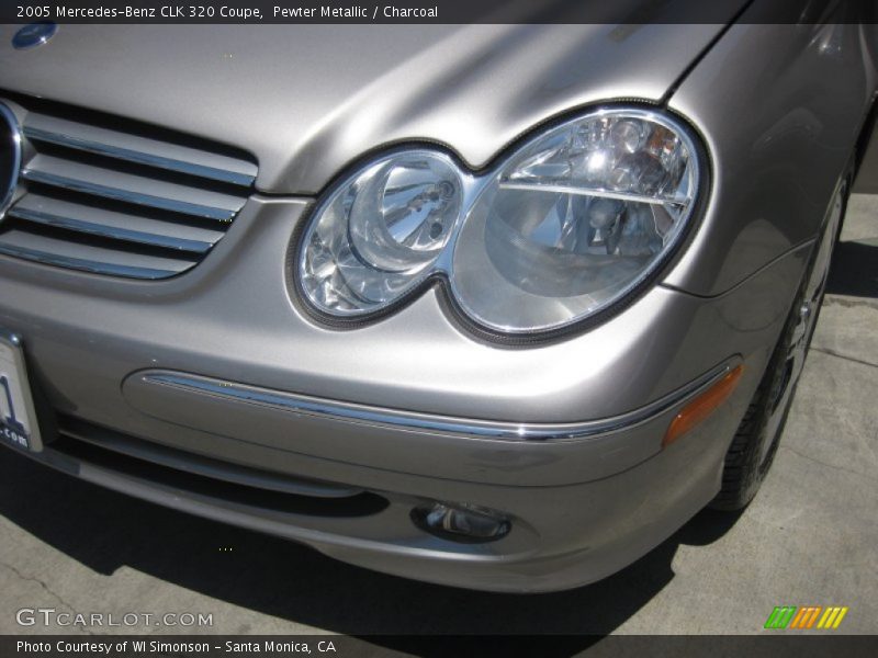 Pewter Metallic / Charcoal 2005 Mercedes-Benz CLK 320 Coupe