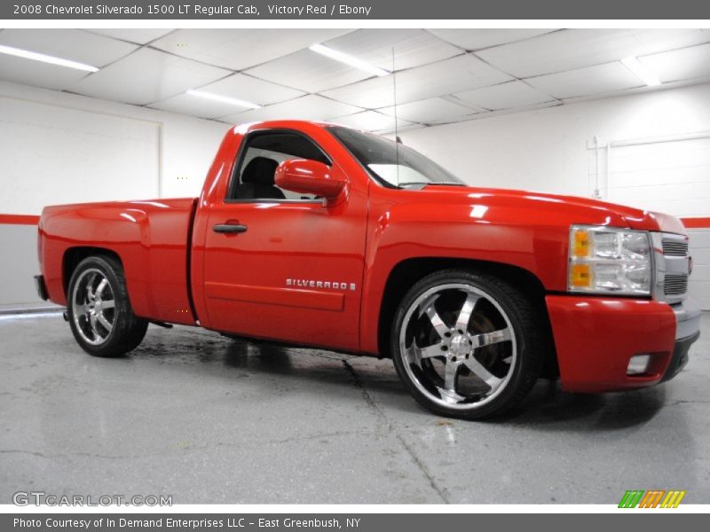 Victory Red / Ebony 2008 Chevrolet Silverado 1500 LT Regular Cab