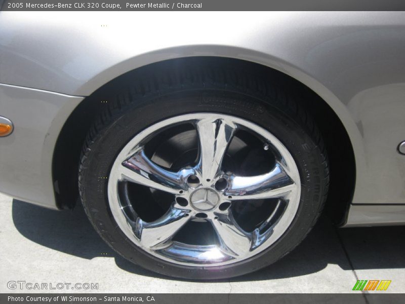 Pewter Metallic / Charcoal 2005 Mercedes-Benz CLK 320 Coupe