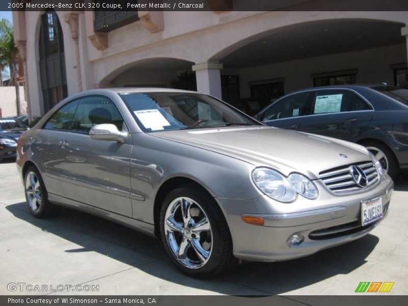 Pewter Metallic / Charcoal 2005 Mercedes-Benz CLK 320 Coupe