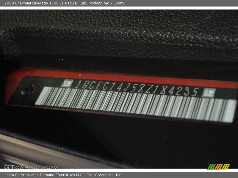 Victory Red / Ebony 2008 Chevrolet Silverado 1500 LT Regular Cab