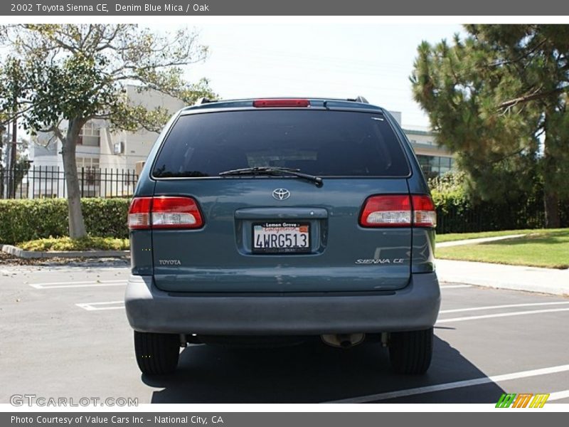Denim Blue Mica / Oak 2002 Toyota Sienna CE