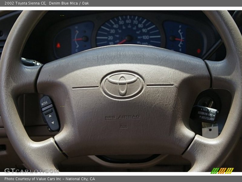 Denim Blue Mica / Oak 2002 Toyota Sienna CE
