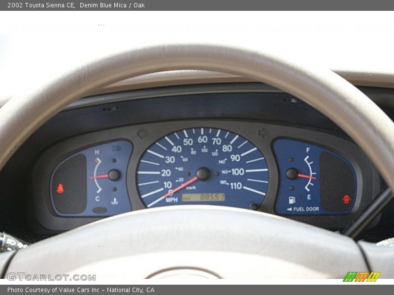 Denim Blue Mica / Oak 2002 Toyota Sienna CE