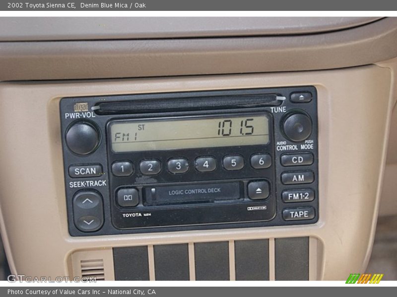 Denim Blue Mica / Oak 2002 Toyota Sienna CE