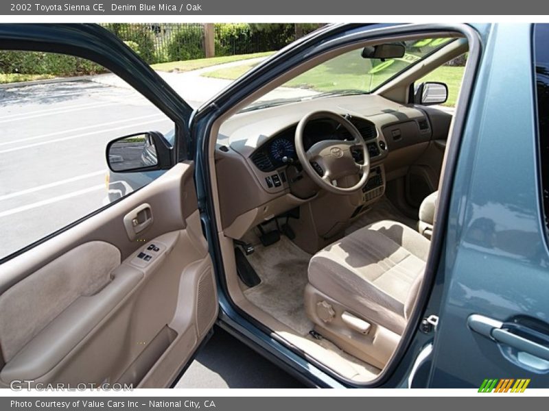 Denim Blue Mica / Oak 2002 Toyota Sienna CE