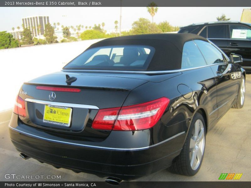 Black / Black 2013 Mercedes-Benz E 350 Cabriolet