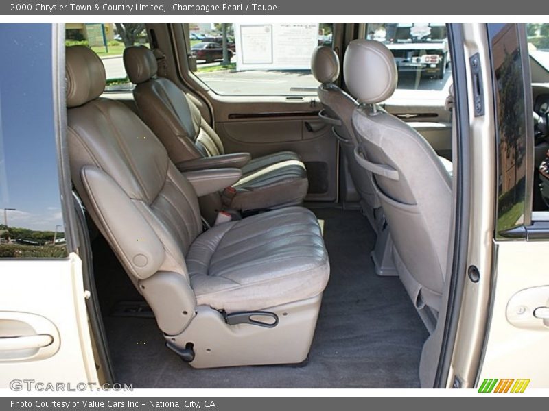 Rear Seat of 2000 Town & Country Limited