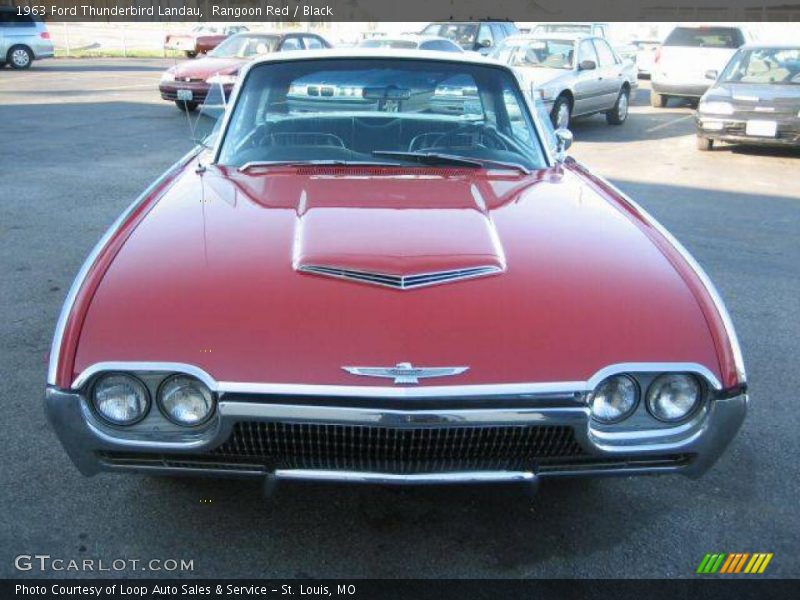 Rangoon Red / Black 1963 Ford Thunderbird Landau