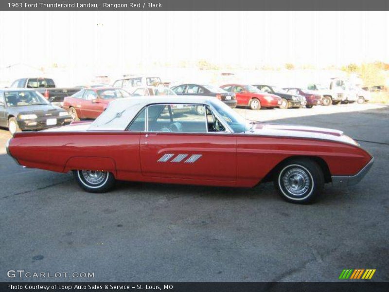 Rangoon Red / Black 1963 Ford Thunderbird Landau