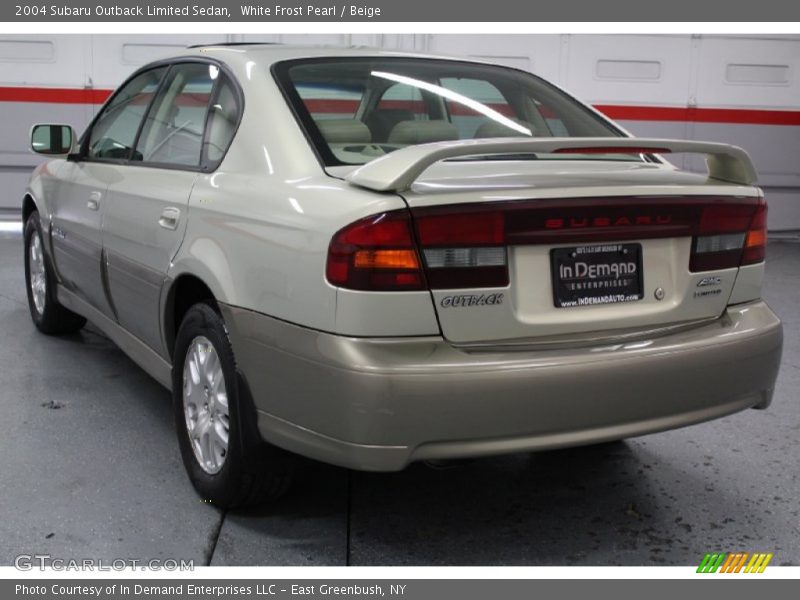 White Frost Pearl / Beige 2004 Subaru Outback Limited Sedan