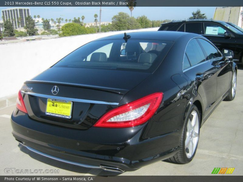 Obsidian Black Metallic / Black 2013 Mercedes-Benz CLS 550 Coupe