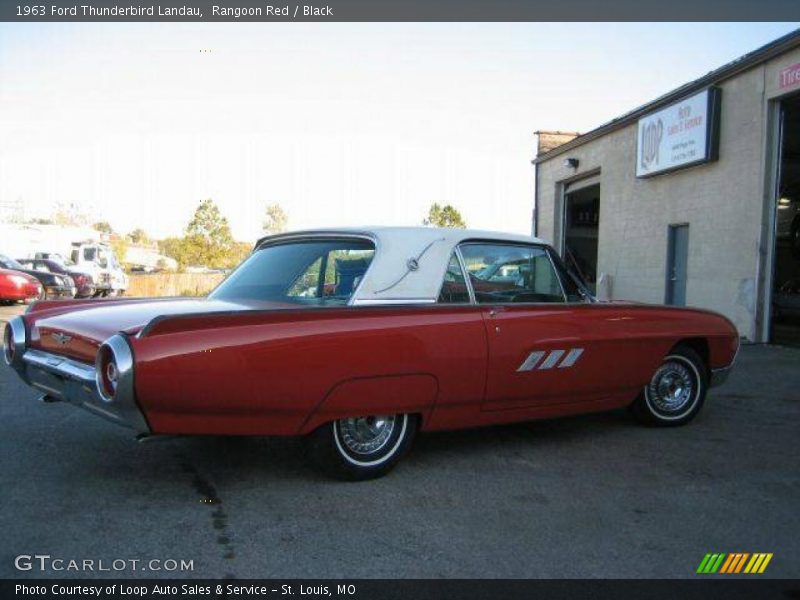 Rangoon Red / Black 1963 Ford Thunderbird Landau