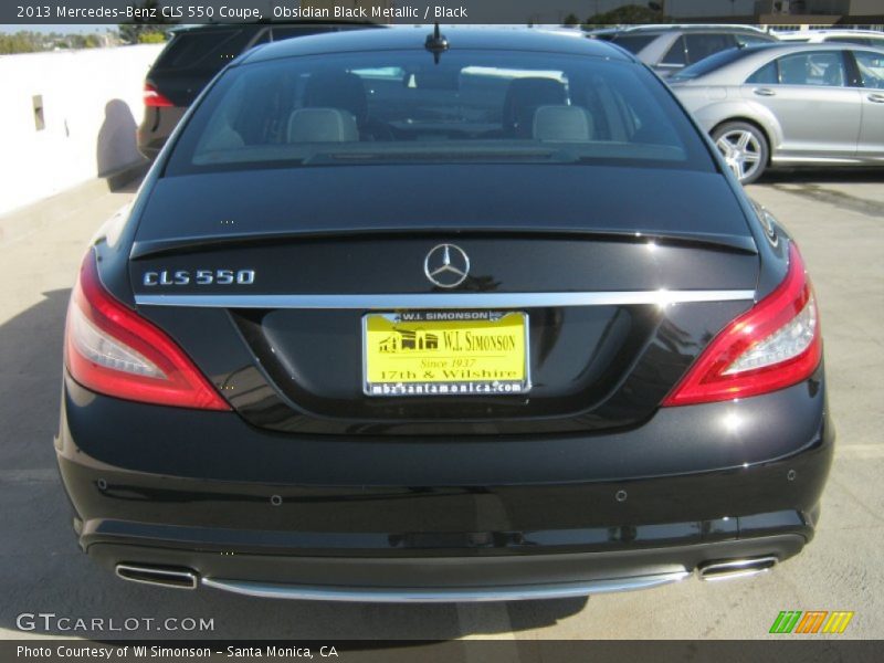 Obsidian Black Metallic / Black 2013 Mercedes-Benz CLS 550 Coupe