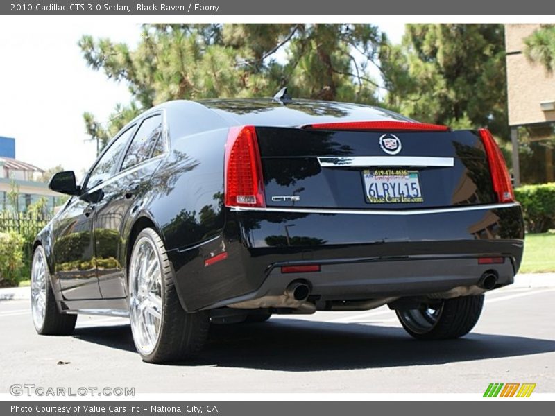 Black Raven / Ebony 2010 Cadillac CTS 3.0 Sedan