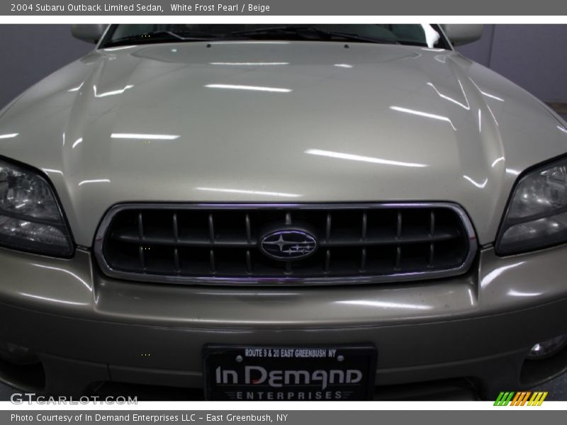 White Frost Pearl / Beige 2004 Subaru Outback Limited Sedan