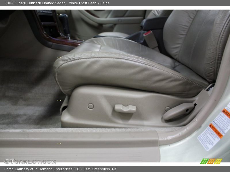 White Frost Pearl / Beige 2004 Subaru Outback Limited Sedan
