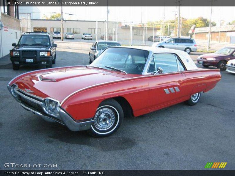 Rangoon Red / Black 1963 Ford Thunderbird Landau
