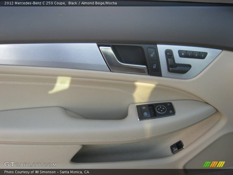 Black / Almond Beige/Mocha 2012 Mercedes-Benz C 250 Coupe