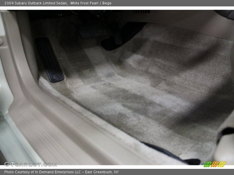 White Frost Pearl / Beige 2004 Subaru Outback Limited Sedan