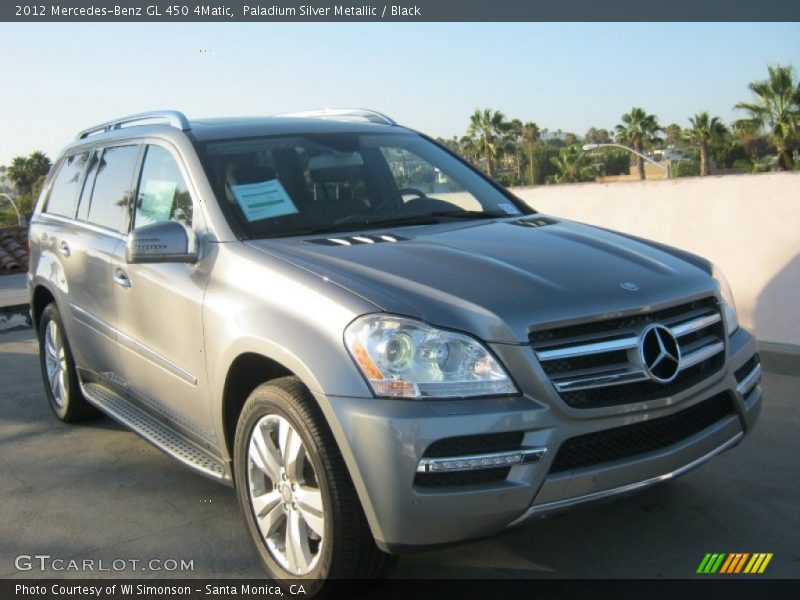 Paladium Silver Metallic / Black 2012 Mercedes-Benz GL 450 4Matic