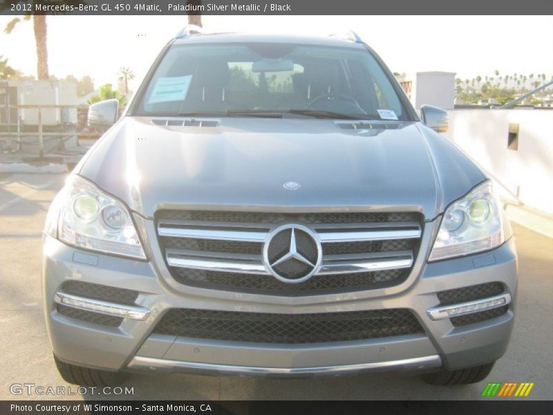 Paladium Silver Metallic / Black 2012 Mercedes-Benz GL 450 4Matic