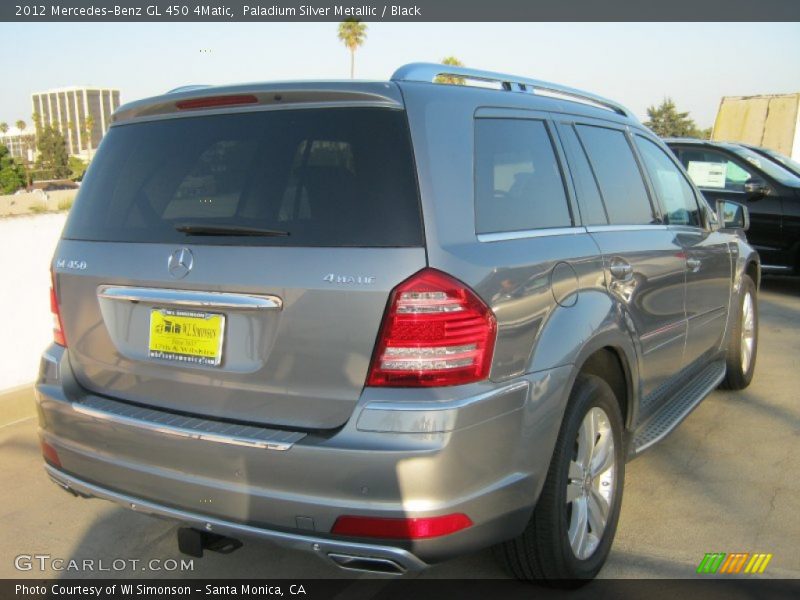 Paladium Silver Metallic / Black 2012 Mercedes-Benz GL 450 4Matic