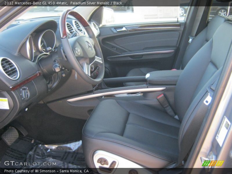 Paladium Silver Metallic / Black 2012 Mercedes-Benz GL 450 4Matic