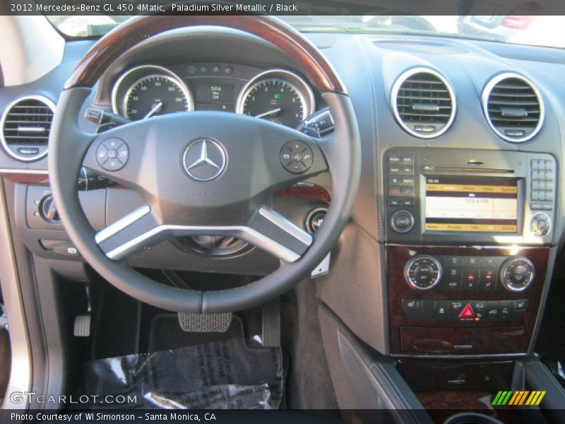 Paladium Silver Metallic / Black 2012 Mercedes-Benz GL 450 4Matic