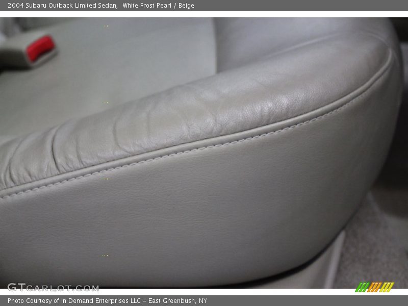 White Frost Pearl / Beige 2004 Subaru Outback Limited Sedan