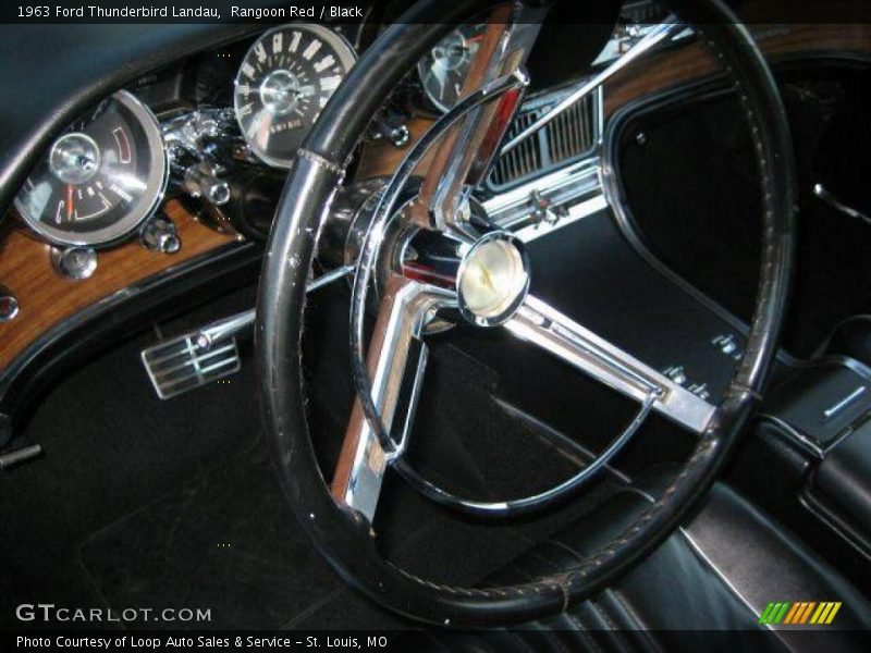Rangoon Red / Black 1963 Ford Thunderbird Landau
