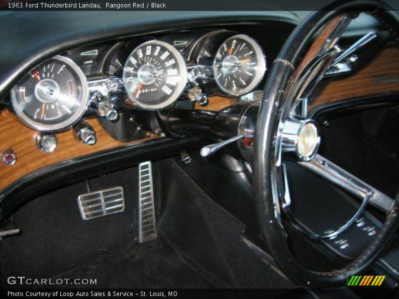 Rangoon Red / Black 1963 Ford Thunderbird Landau