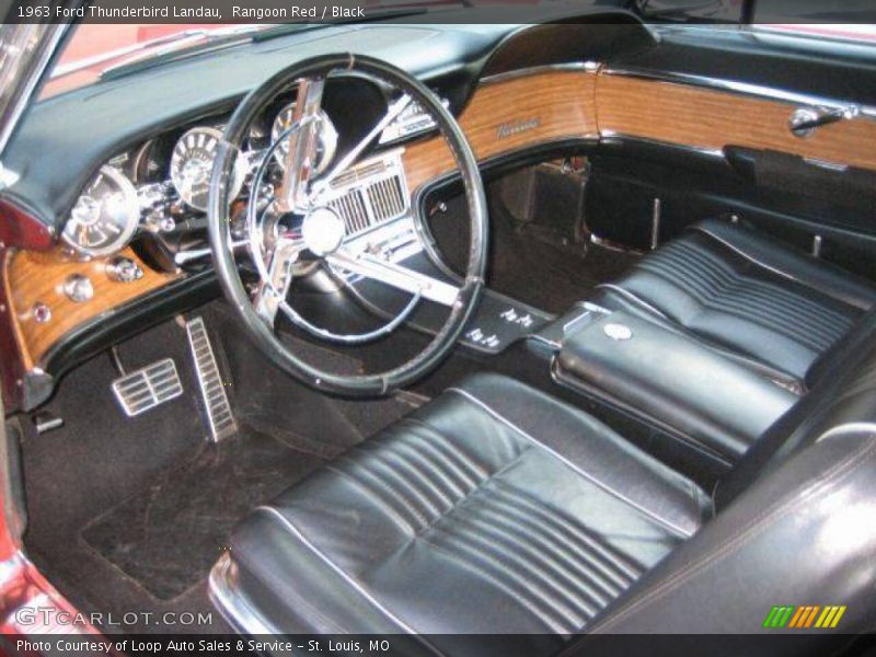 Rangoon Red / Black 1963 Ford Thunderbird Landau