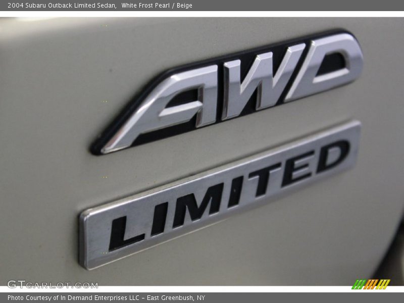 White Frost Pearl / Beige 2004 Subaru Outback Limited Sedan
