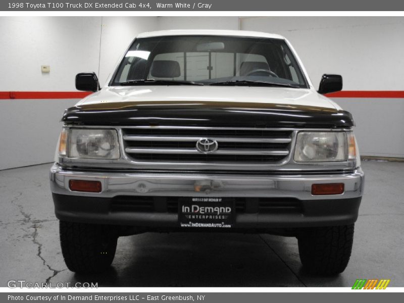 Warm White / Gray 1998 Toyota T100 Truck DX Extended Cab 4x4
