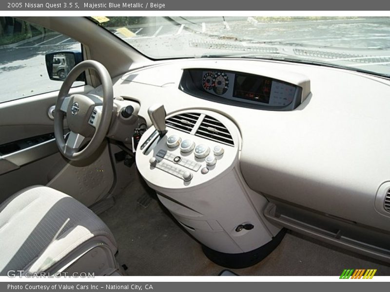 Majestic Blue Metallic / Beige 2005 Nissan Quest 3.5 S