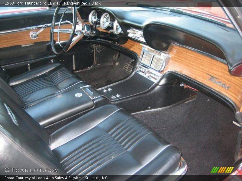 Rangoon Red / Black 1963 Ford Thunderbird Landau
