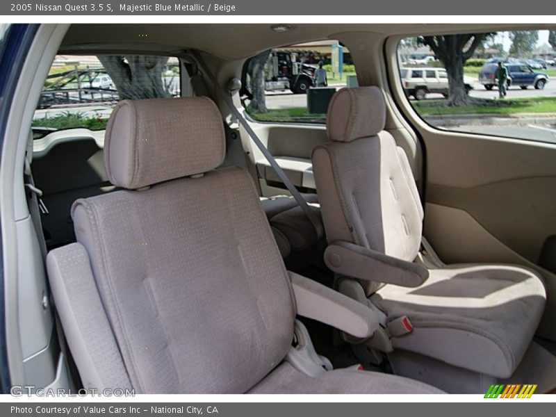 Majestic Blue Metallic / Beige 2005 Nissan Quest 3.5 S