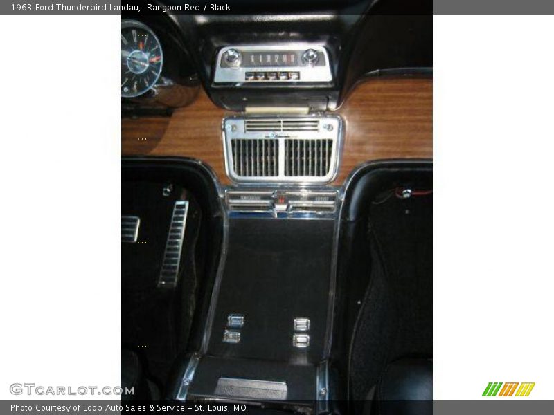 Rangoon Red / Black 1963 Ford Thunderbird Landau