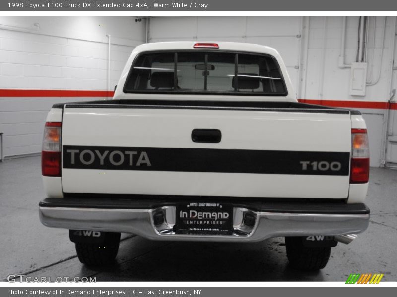 Warm White / Gray 1998 Toyota T100 Truck DX Extended Cab 4x4