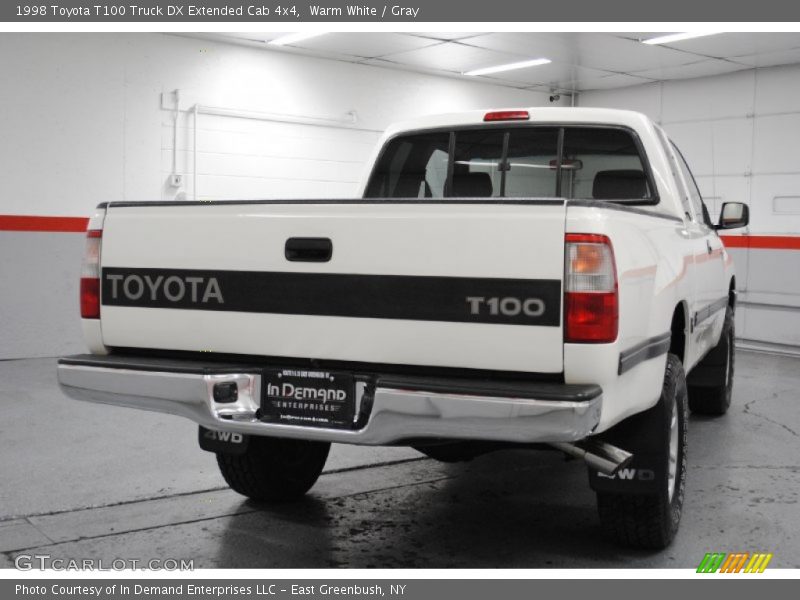Warm White / Gray 1998 Toyota T100 Truck DX Extended Cab 4x4